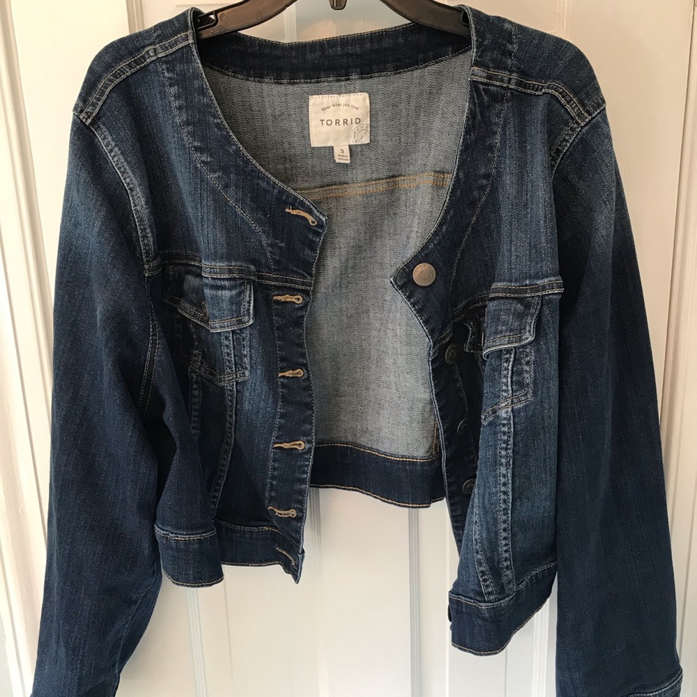Torrid size 3 jeans jacket